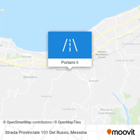 Mappa Strada Provinciale 101 Del Russo