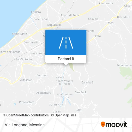 Mappa Via Longano