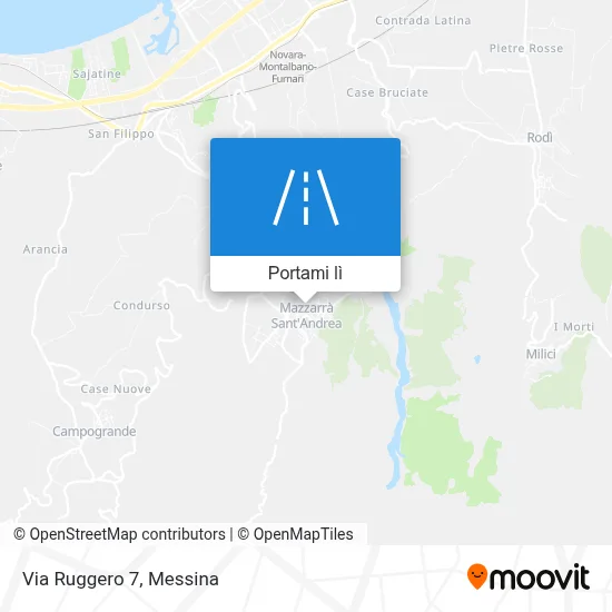 Mappa Via Ruggero 7