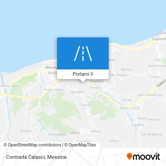 Mappa Contrada Calasci