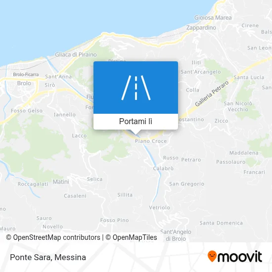 Mappa Ponte Sara
