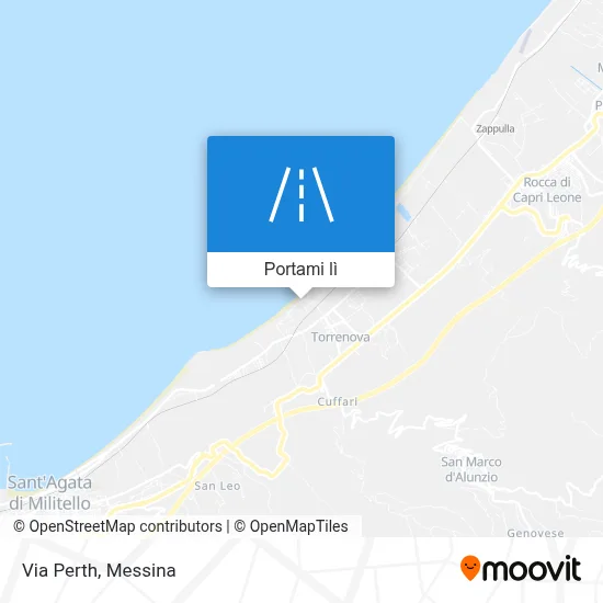 Mappa Via Perth