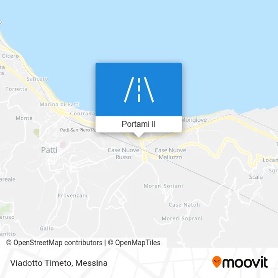 Mappa Viadotto Timeto