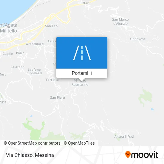 Mappa Via Chiasso