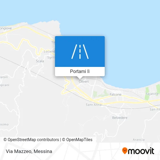 Mappa Via Mazzeo