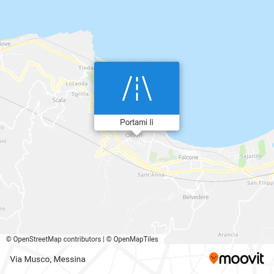Mappa Via Musco