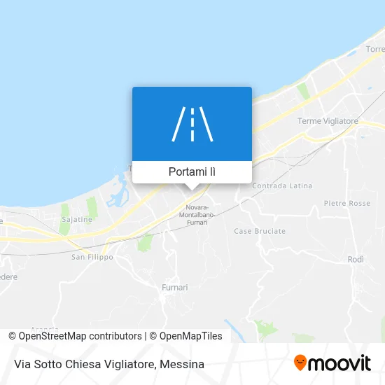 Mappa Via Sotto Chiesa Vigliatore