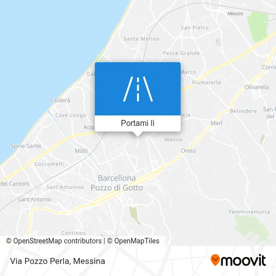 Mappa Via Pozzo Perla