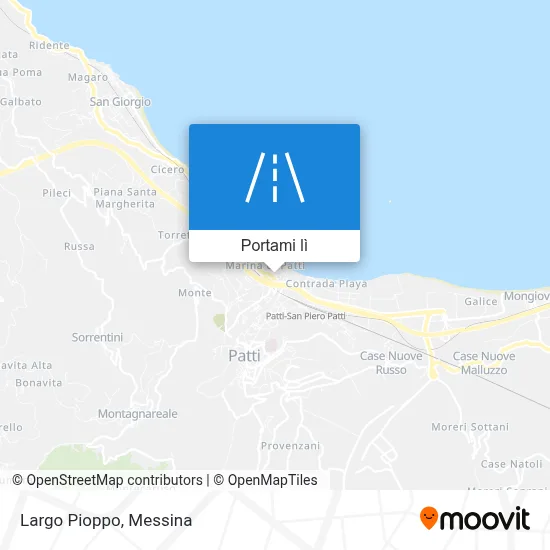 Mappa Largo Pioppo