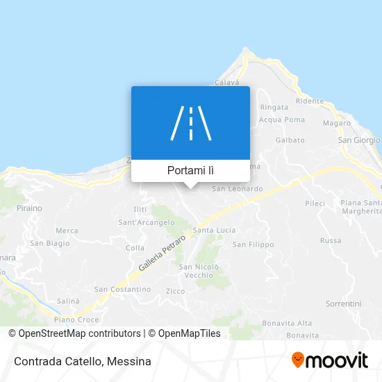 Mappa Contrada Catello