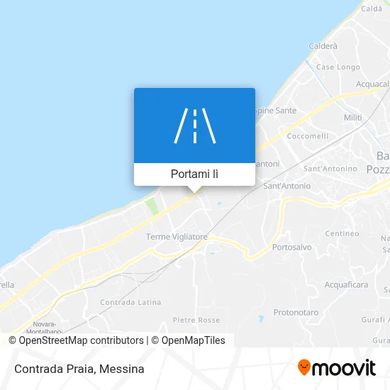 Mappa Contrada Praia