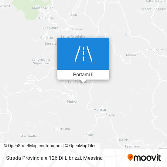 Mappa Strada Provinciale 126 Di Librizzi