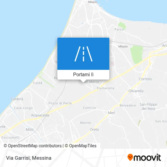 Mappa Via Garrisi