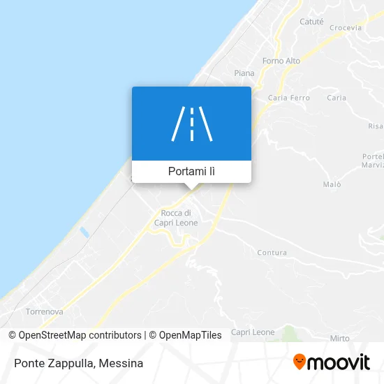 Mappa Ponte Zappulla