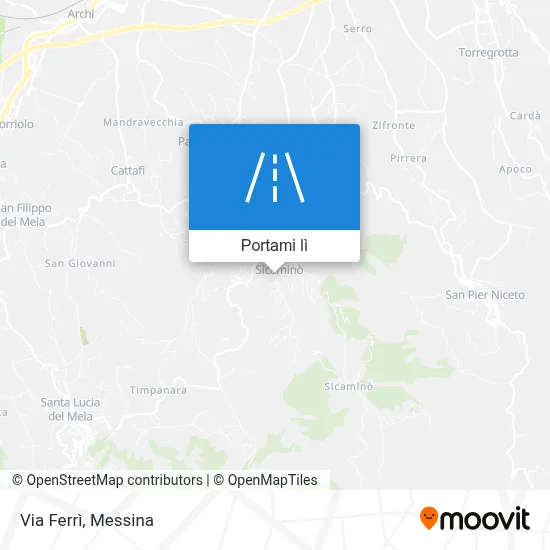 Mappa Via Ferrì
