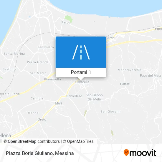 Mappa Piazza Boris Giuliano