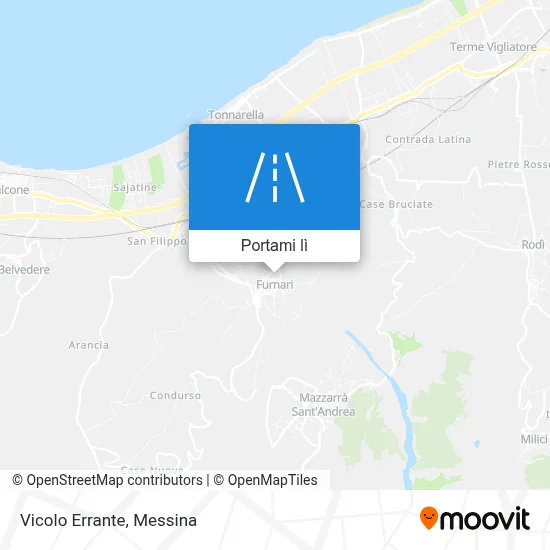 Mappa Vicolo Errante