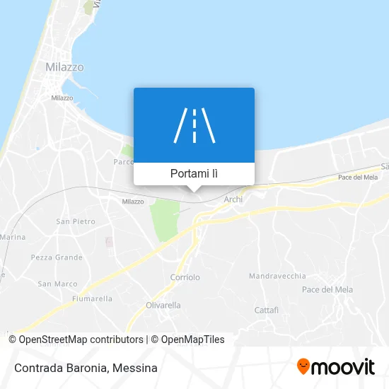 Mappa Contrada Baronia