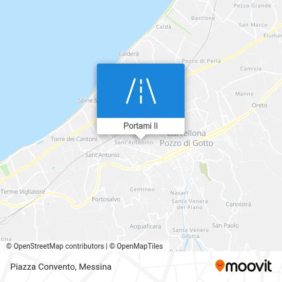 Mappa Piazza Convento