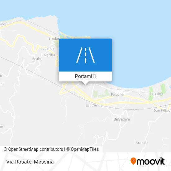 Mappa Via Rosate