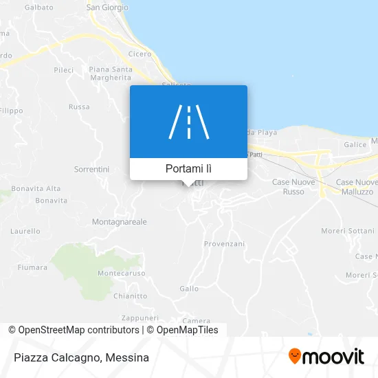 Mappa Piazza Calcagno