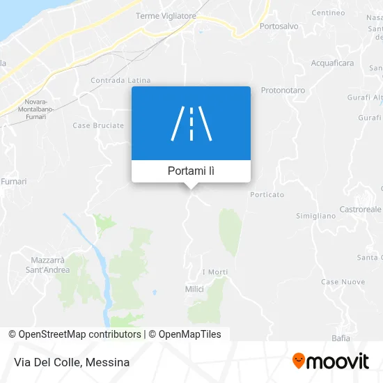 Mappa Via Del Colle