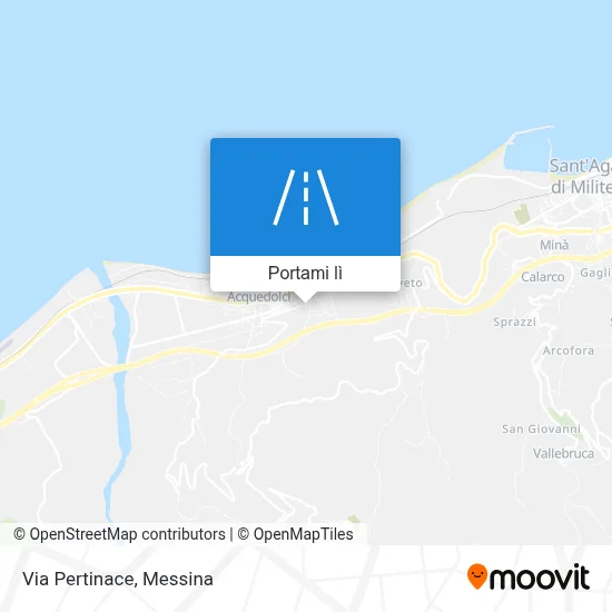 Mappa Via Pertinace