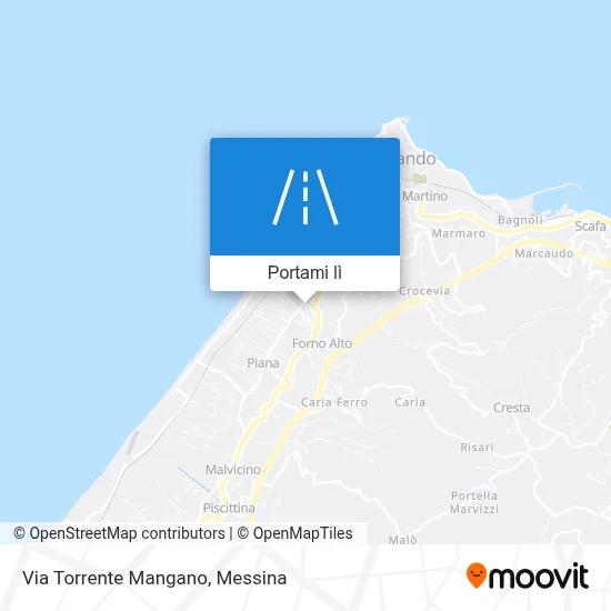 Mappa Via Torrente Mangano