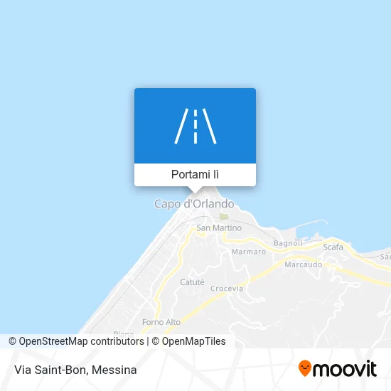 Mappa Via Saint-Bon