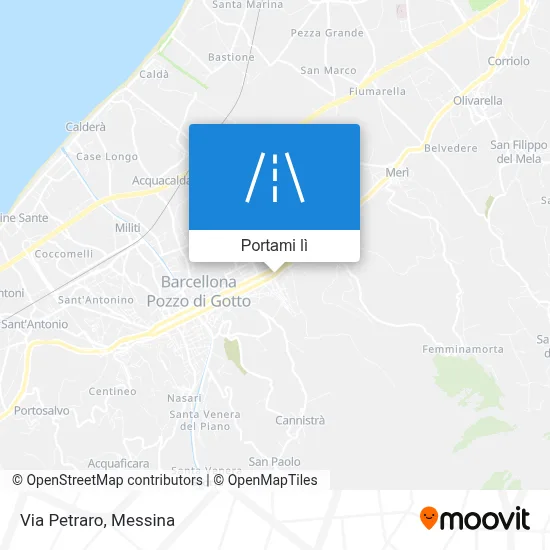Mappa Via Petraro
