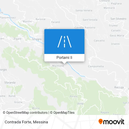 Mappa Contrada Forte