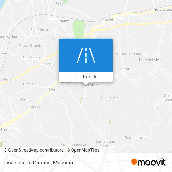Mappa Via Charlie Chaplin