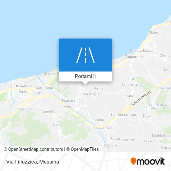 Mappa Via Filluzzica