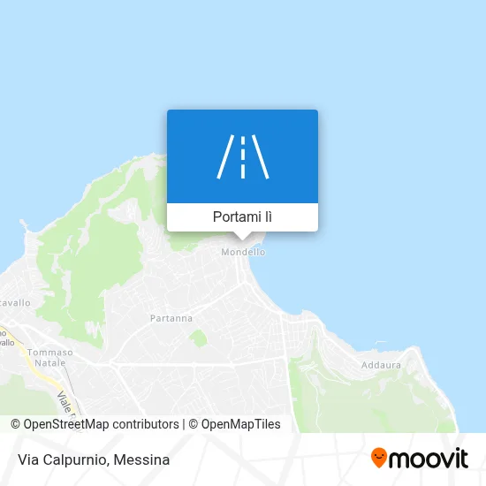 Mappa Via Calpurnio