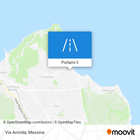 Mappa Via Armida