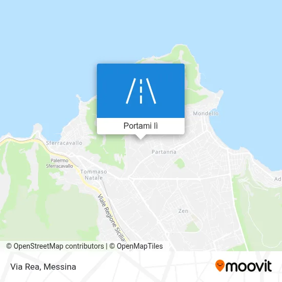 Mappa Via Rea