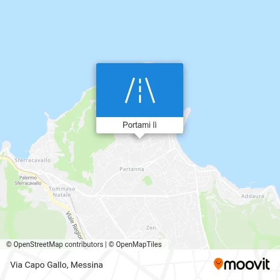 Mappa Via Capo Gallo