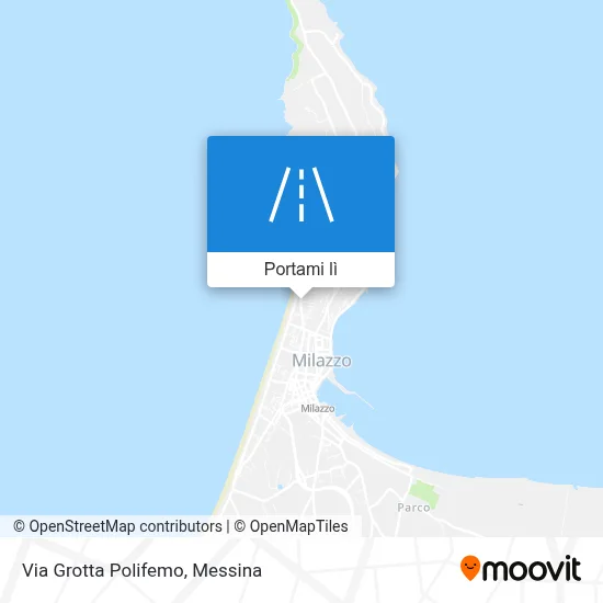 Mappa Via Grotta Polifemo