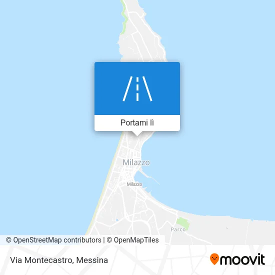 Mappa Via Montecastro