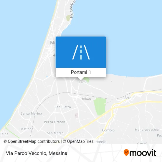 Mappa Via Parco Vecchio