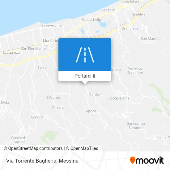 Mappa Via Torrente Bagheria