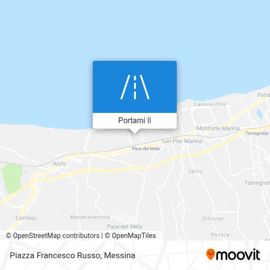 Mappa Piazza Francesco Russo