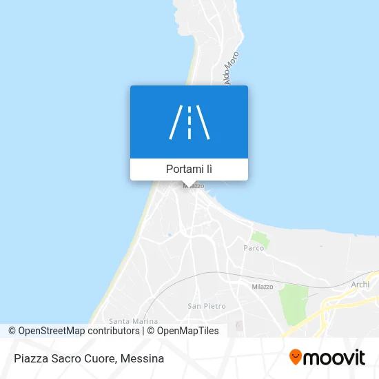 Mappa Piazza Sacro Cuore