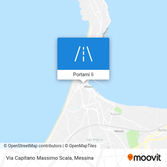 Mappa Via Capitano Massimo Scala