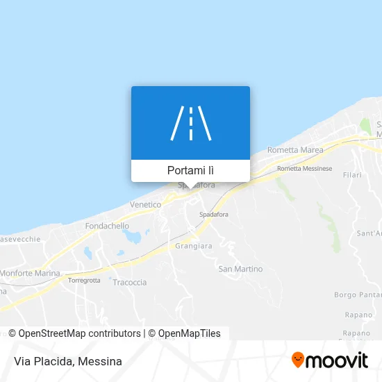 Mappa Via Placida