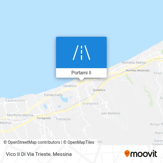 Mappa Vico II Di Via Trieste