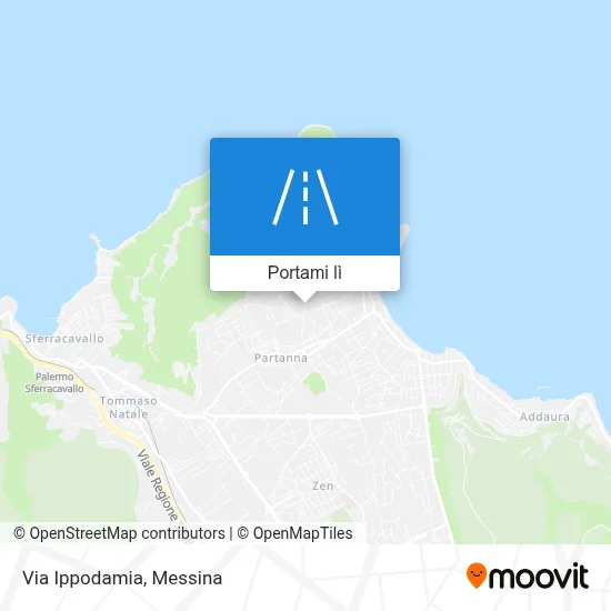Mappa Via Ippodamia
