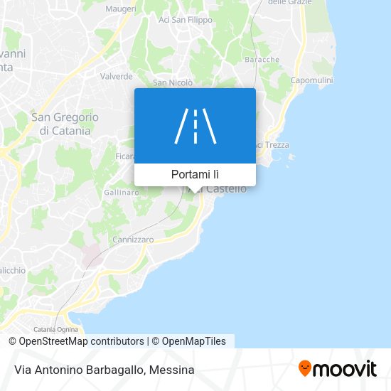 Mappa Via Antonino Barbagallo