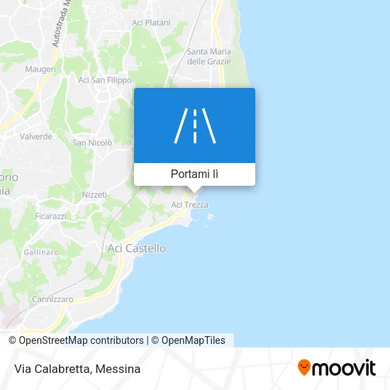 Mappa Via Calabretta