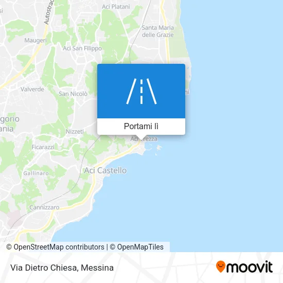 Mappa Via Dietro Chiesa